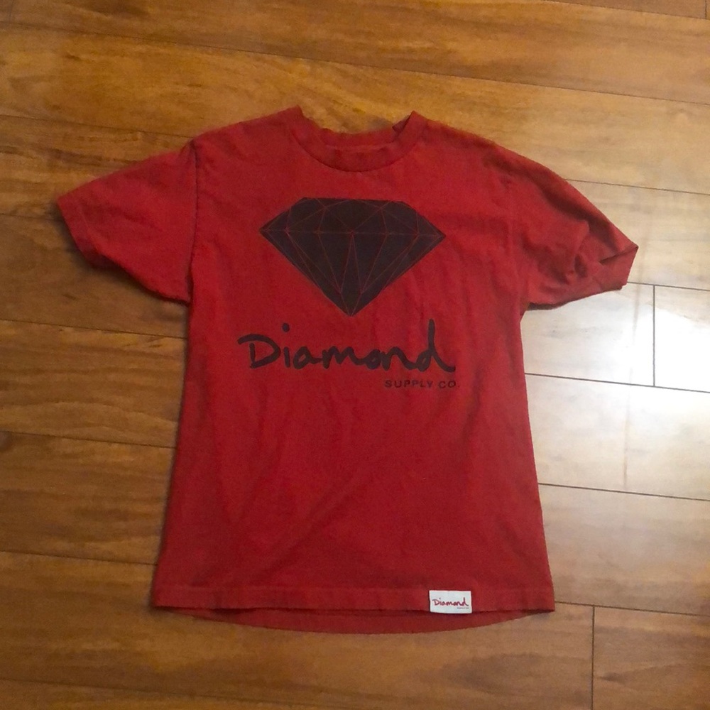 Diamond Supply Co Red T-Shirt